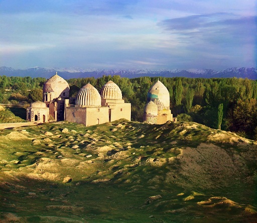 Мечеть Shakhi-Zindeh в Самарканде. Узбекистон